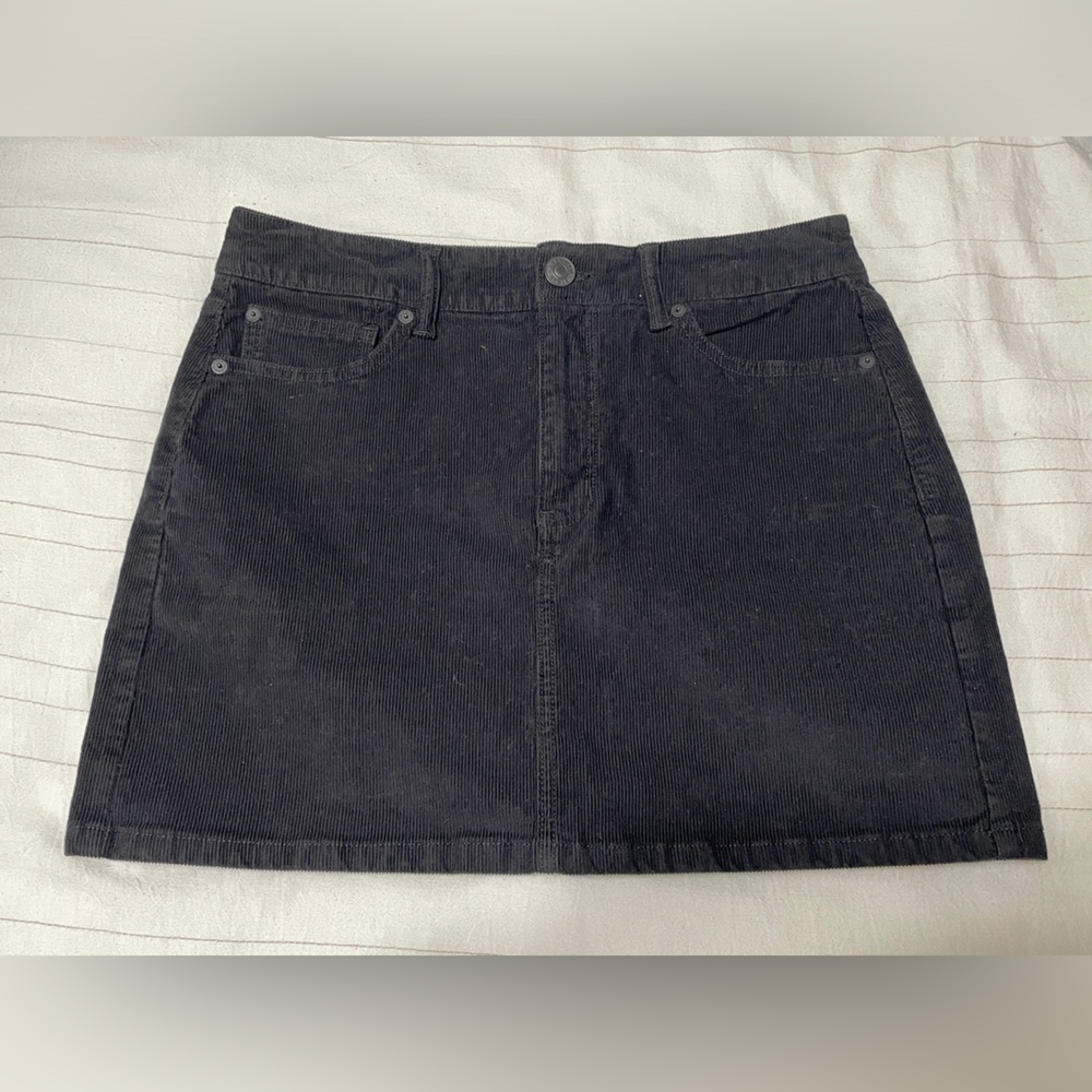 American Eagle Black Jean Skirt